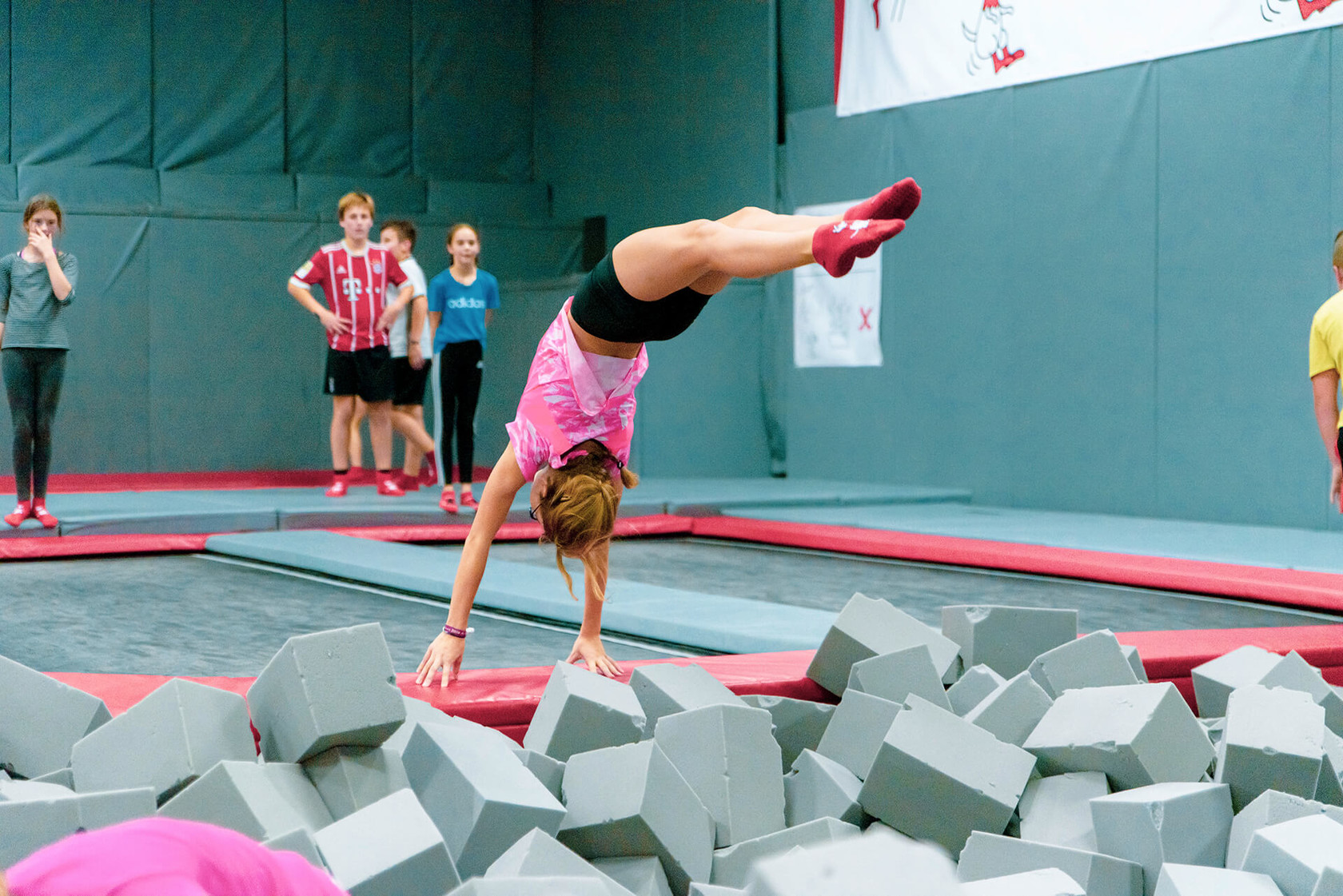 Frankenhüpfer Trampolinhalle Frankens neuer Freizeitspaß